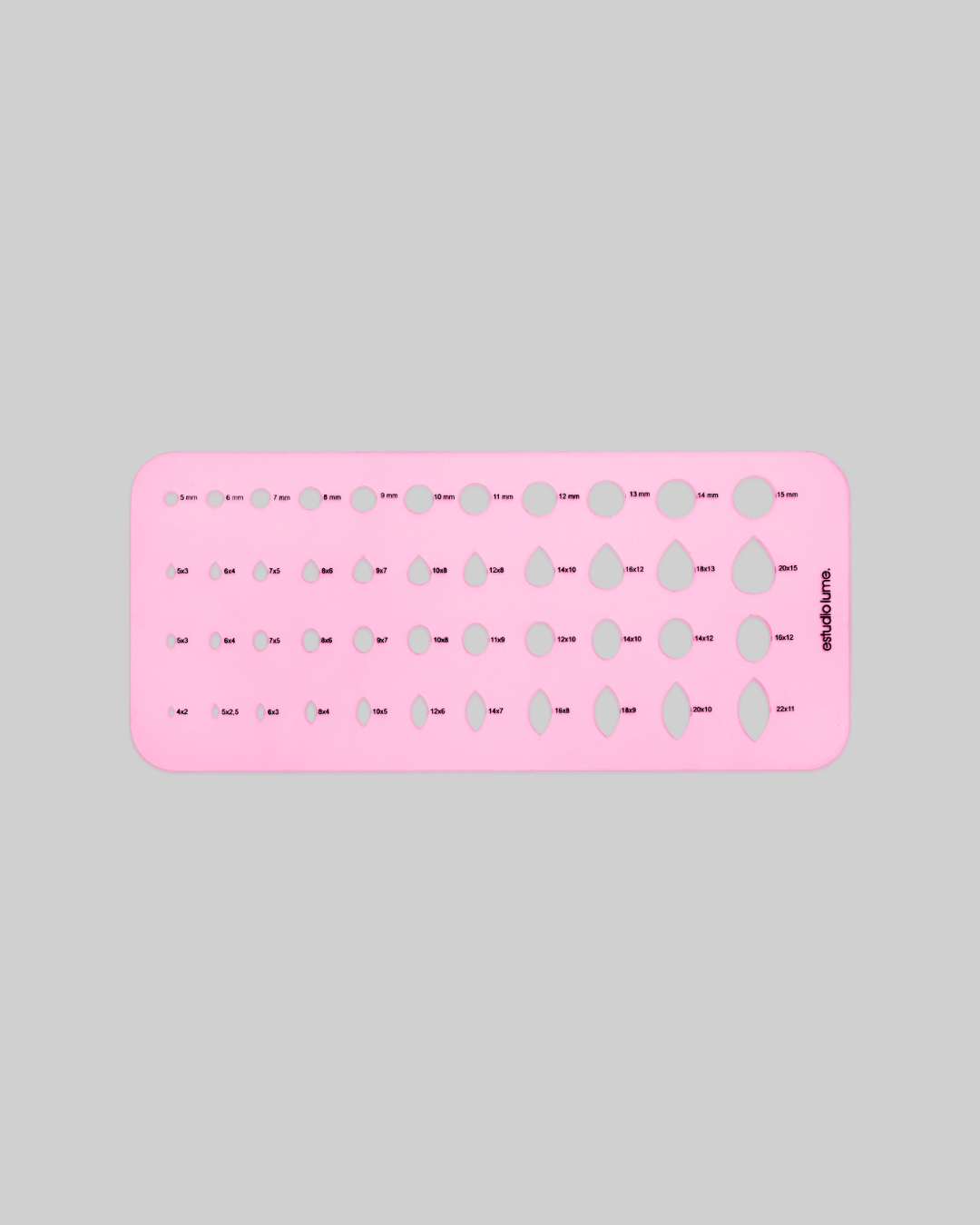 KIT GABARITOS ROSA 8 RÉGUAS